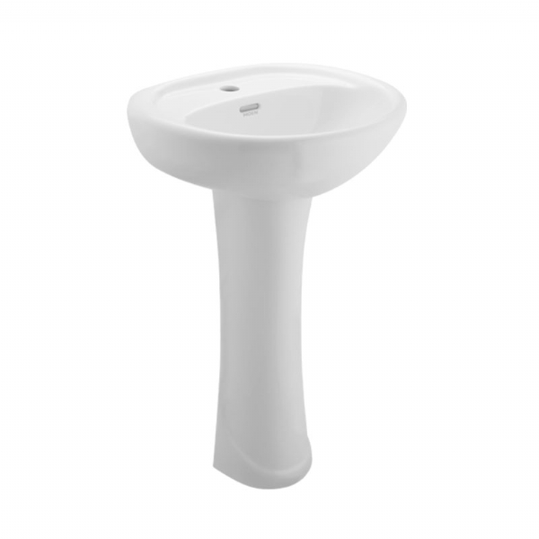 Chậu rửa treo tường YOSEMITЕ kèm chân dài SW51111PJ